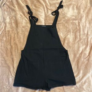 Black tank top romper